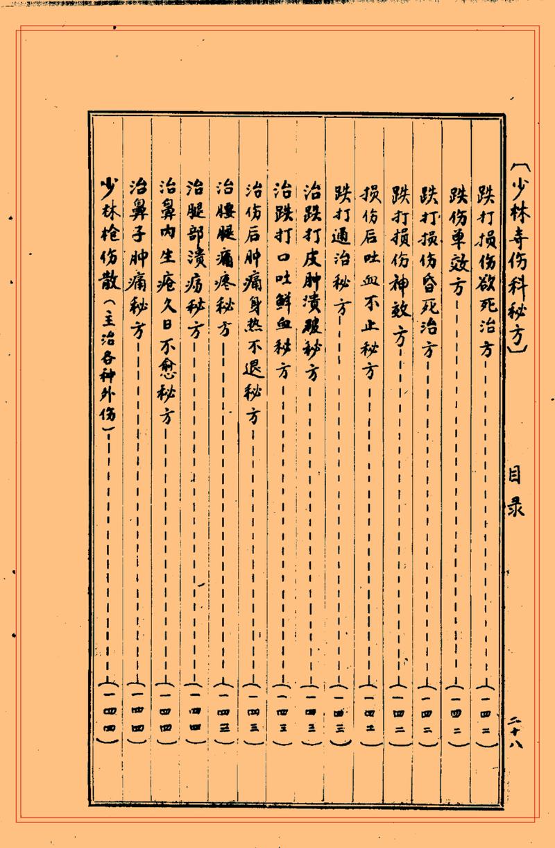 中医秘方