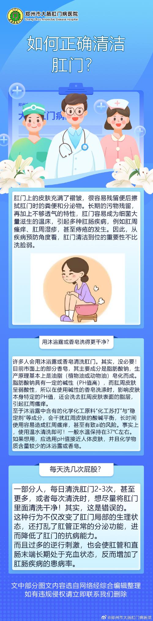 清洁肛门