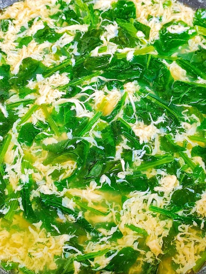 菠菜蛋花汤