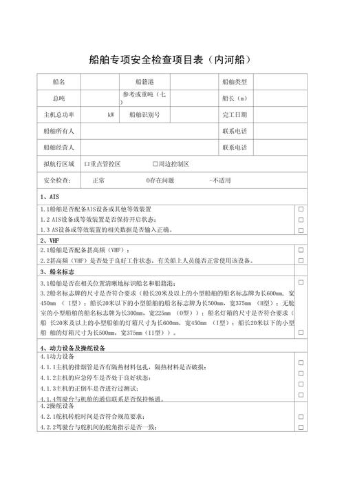 检查项目